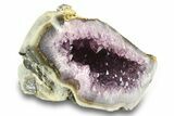 Sparkly, Purple Amethyst Geode - Uruguay #275977-1